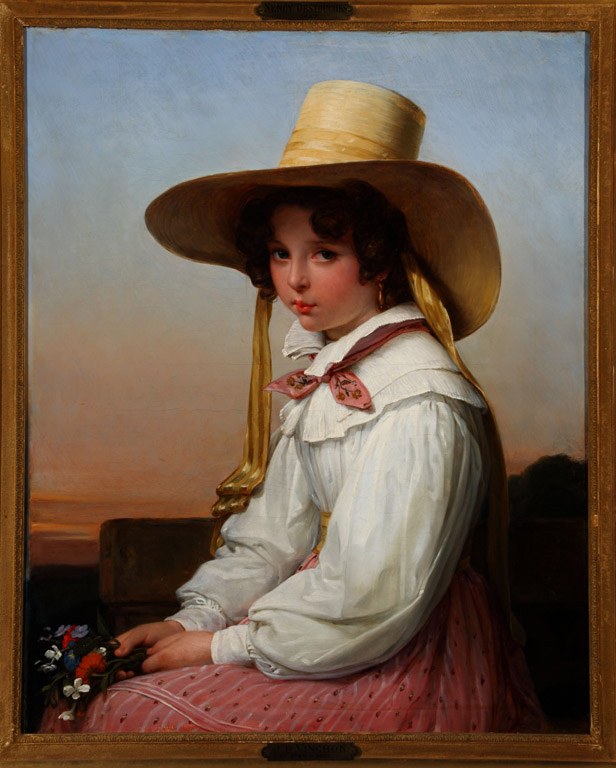 Auguste-Jean-Baptiste Vinchon, Portrait of Nancy Destouches, 1829, High Museum of Art, Atlanta