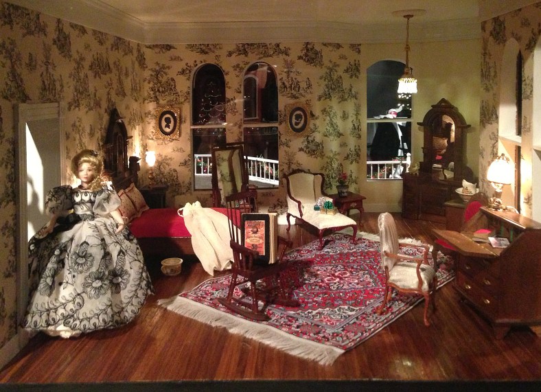 Great attention was given to replicating the later-19th C era in which the actual house was constructed.