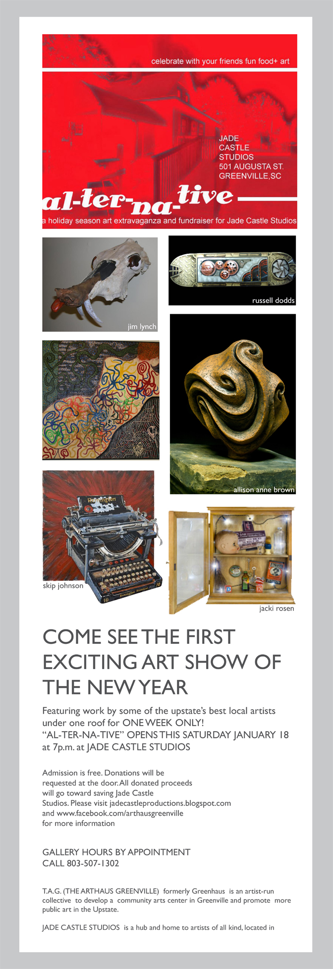 "...located in..."? Not sure where they were going with this but if it was "...located in fun old house painted jade green", I'm good with that.