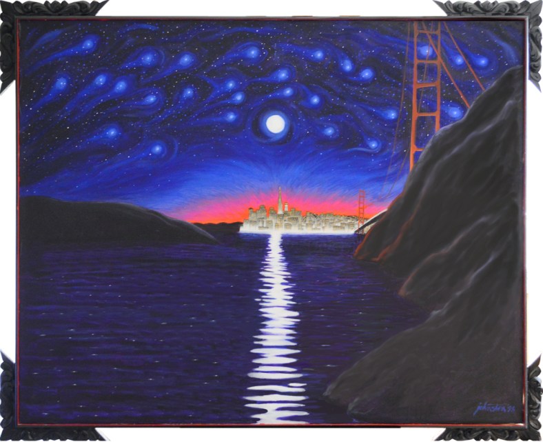 San Francisco, acrylic on canvas, 1998